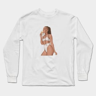 Seashell || Leigh Long Sleeve T-Shirt